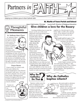 Give Children a Love for the Rosary Why Do Catholics Baptize Infants?