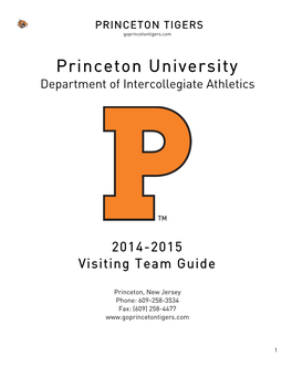 Princeton University Department of Intercollegiate Athletics