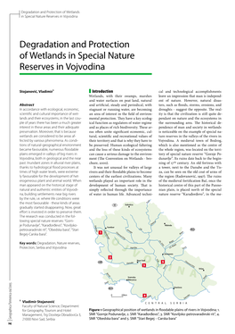 Degradation and Protection of Wetlands in Special Nature Reserves in Vojvodina