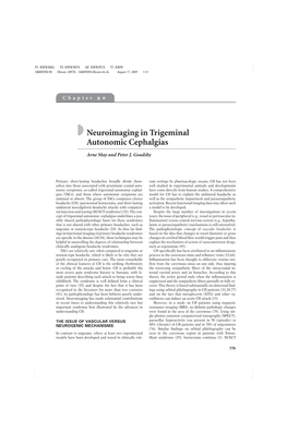 Neuroimaging in Trigeminal Autonomic Cephalgias