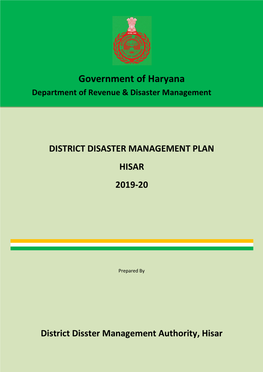 Government of Haryana Department of Revenue & Disaster Management