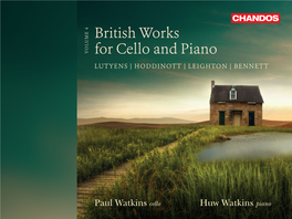 British Works for Cello and Piano, Volume 4