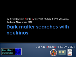 Dark Matter, Oscillations, Exotics Subgroup