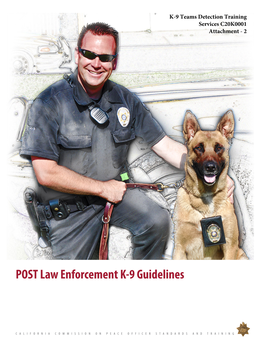 POST Law Enforcement K-9 Guidelines