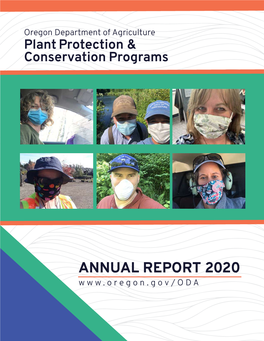 ANNUAL REPORT 2020 Plant Protection & Conservation Programs
