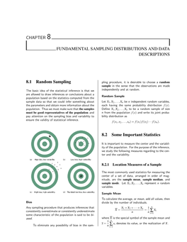 Chapter 8 Fundamental Sampling Distributions And