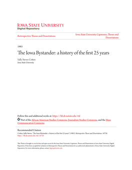 The Iowa Bystander