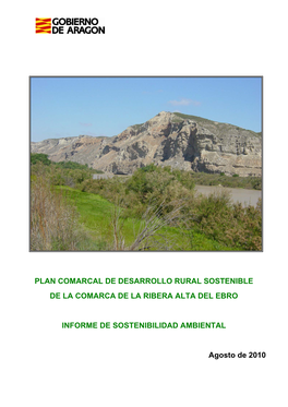 Plan Comarcal De Desarrollo Rural Sostenible De La Comarca De La Ribera Alta Del Ebro