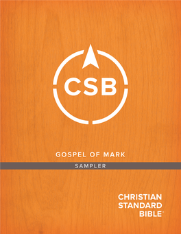 Gospel of Mark Sampler