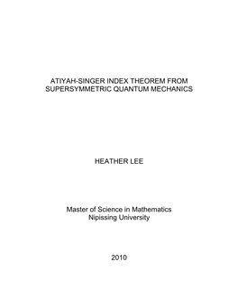 Atiyah Singer Index Theorem.Pdf