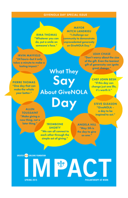 Download the Spring 2015 IMPACT Newsletter