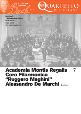 7 Academia Montis Regalis Coro Filarmonico