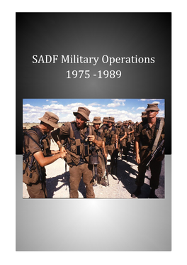 SADF Military Operations