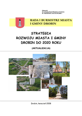 Strategia Rozwoju Miasta I Gminy Drobin Do 2020 Roku