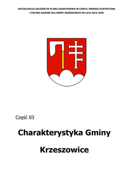 Charakterystyka Gminy Krzeszowice