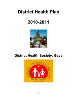 District Health Plan 2010-2011