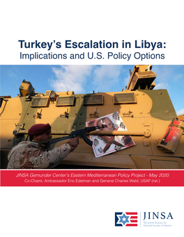Turkey's Escalation in Libya
