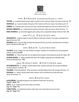 Restaurant Menu