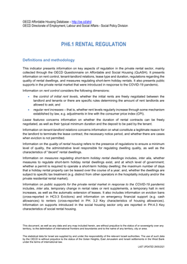 Ph6.1 Rental Regulation