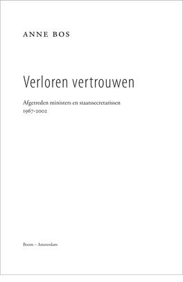 Verloren Vertrouwen