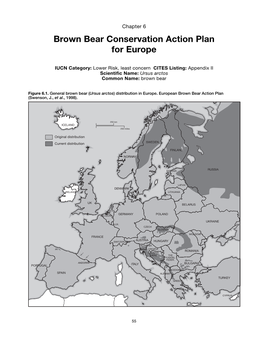 Brown Bear Conservation Action Plan for Europe