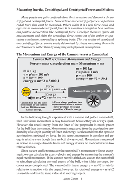 Measuring Inertial, Centrifugal, and Centripetal Forces and Motions The