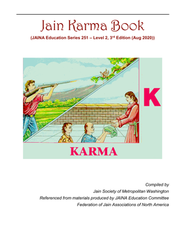Jain Karma Book (JAINA Education Series 251 – Level 2, 3Rd Edition (Aug 2020))