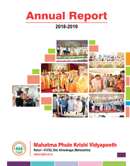 2019 Mahatma Phule Krishi Vidyapeeth