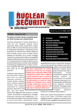 Nuclear Security: a Fortnightly Newsletter from Caps