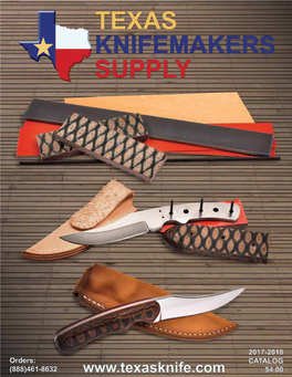 Texas Knifemakers Supply 2016-2017 Catalog
