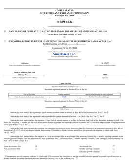 Smartsheet Inc. (Exact Name of Registrant As Specified in Its Charter)