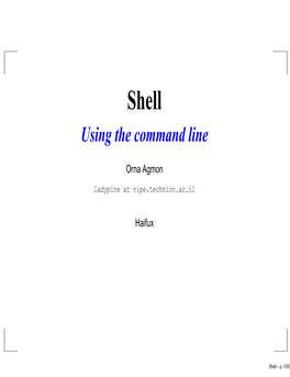 Shell Variables