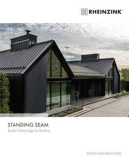 STANDING SEAM System Technology for Roofing