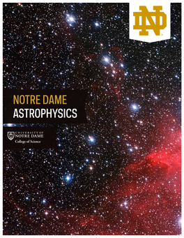 Astrophysics Notre Dame’S Partnership in the Large Binocular Telescope