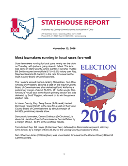 Most Lawmakers Running in Local Races Fare Well