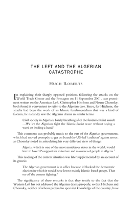 The Left and the Algerian Catastrophe