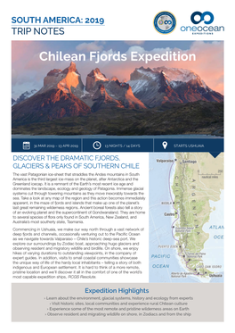 Chilean Fjords Expedition