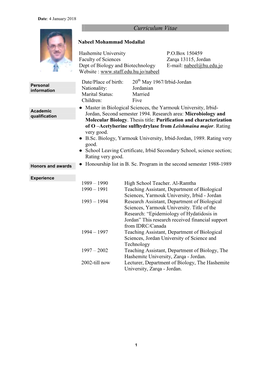 Curriculum Vitae