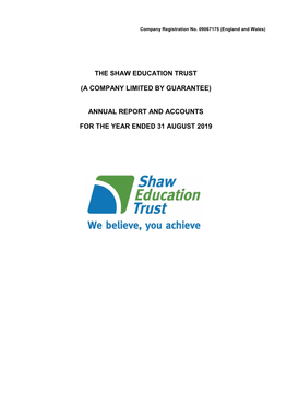 The Shaw Education Trust (A Company Limited By
