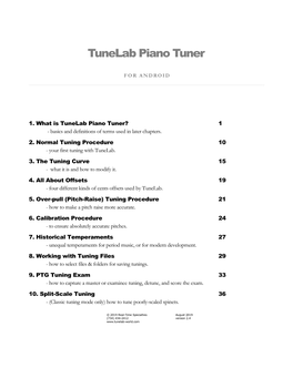 Tunelab Piano Tuner