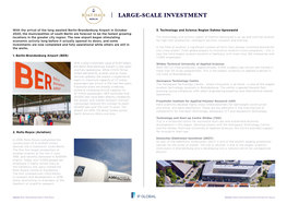 | Large-Scale Investment