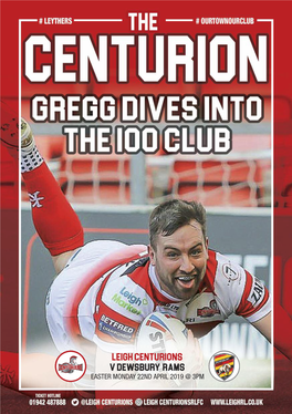 Leigh Centurions V DEWSBURY RAMS