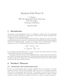 Quantum Field Theory II