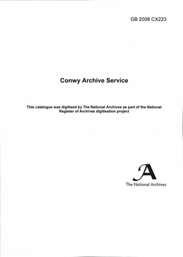 Conwy Archive Service