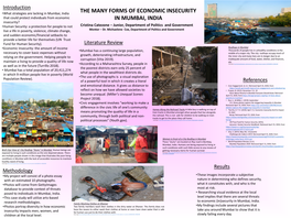 The Many Forms of Economic Insecurity in Mumbai, India