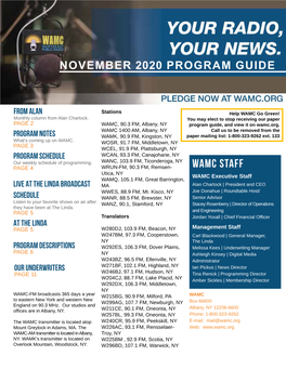 November 2020 Program Guide