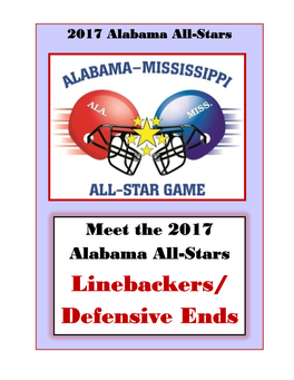 Linebackers/ Defensive Ends 2017 Alabama All-Stars