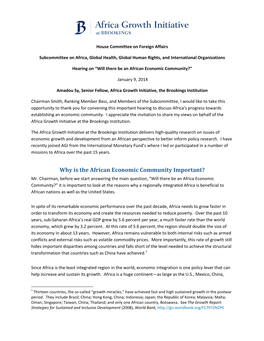 Why Is the African Economic Community Important? Mr