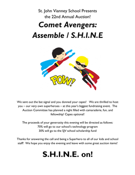 Comet Avengers: Assemble / S.H.I.N.E