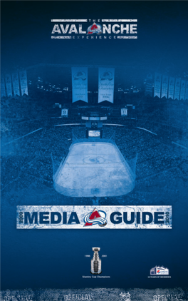 2009-2010 Colorado Avalanche Media Guide